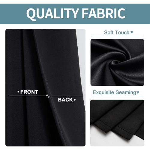 ChrisDowa Blackout Curtains for Bedroom and Living Room 108 Inches Long