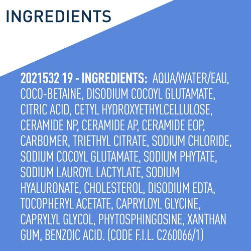 CeraVe Baby Wash & Shampoo, 2-in-1 Tear-Free for Skin Hair Fragrance, Paraben, Dye, Phthalates Sulfate Free Bath, Soap with Vitamin E 16 Ounce