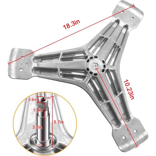 4434ER0002D 4434ER0002A Washer Spinner Support Replacement by AMI PARTS - Fits for L.G Washing Machine Replace Rear Drum Support Spider 4434ER0002B 4434ER0002E AP5592038