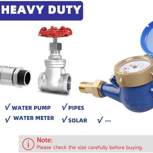 2 NPT Stainless Steel Gate Valve, Heavy Duty Female x Female Thread Manual Rotary Sluice Valve with Wheel Handle for Water, Oil, Gas, Industrial Plumbing, and HVAC Systems (2, DN50)