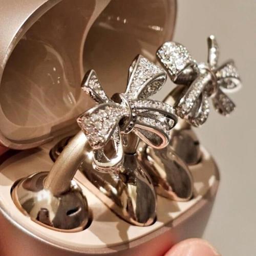 Rhinestone for Clip on Earbuds Open Ear, Exquisite DIY Decoration (Big Rhinestone)