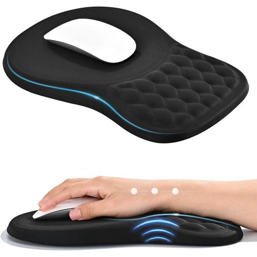 EooCoo Massage Ergonomic Mouse Pad with Dual-Slope Design Wrist Rest