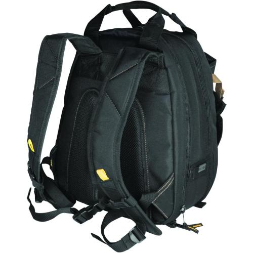 CLC Work Gear 1134 Carpenter's Tool Backpack, 44 Pockets, Padded Back Support, Black