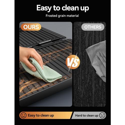 Black Aluminum Ramp 6FT, With Non-Slip Surface Wheelchair Ramp, Folding Portable Wheelchair Ramps for Home Steps,Scooter Ramp for Car, Stairs, Doorways, Curbs, 800 LBS Weight Capacity, 28.3 W x 72 L