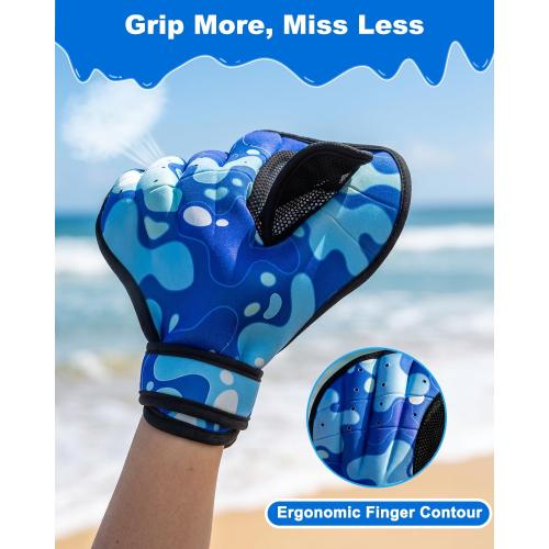 Water Baseball Gloves Bouncing Ball Set for Pool & Beach Toys