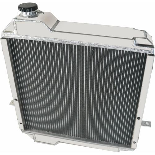 4 Core Row Radiator for Case Backhoe 570 580L 580SSL 590SL 4300 P85 234876A1 234876A2 570LXT 570XMT 580 Super L 580L 580M 580SL 580SM 590 Super L 584E 585E 585G 439 All Aluminum Radiator