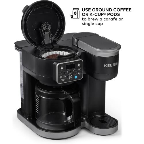 Keurig K-Duo Hot & Iced Single Serve & Carafe Coffee Maker – MultiStream Technology, 72oz Reservoir, Ideal for Holiday Hosting & Gift Giving (Gen 2)