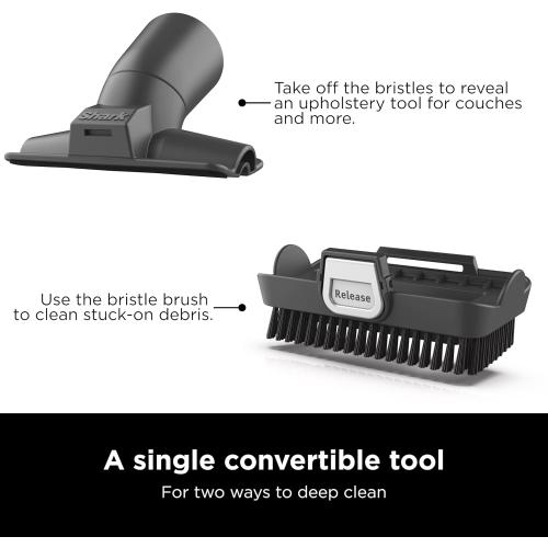 Shark HV343AMZ Rocket Corded Stick Vacuum with Self-Cleaning Brushroll, Lightweight & Maneuverable, Perfect for Pet Hair Pickup, Converts to a Hand Vacuum, Crevice Upholstery Tools, Blue/Silver