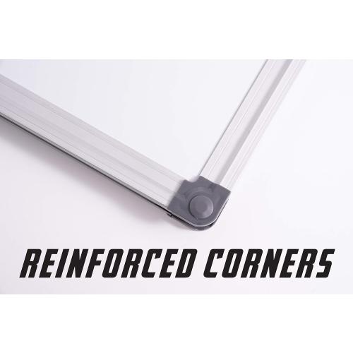 The Original Maven Slim Skinny Whiteboard Dry Erase to-do List Narrow Mini Small Office Wall Portable Magnetic Tall Dry Erase White Board Frame 7.9 “ x 31.5” | 20 cm x 80 cm