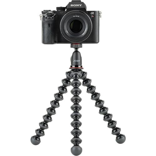 Joby GorillaPod Compact Tripod Kit with Ballhead for Mirrorless Cameras up to 2.2 lbs. Black/Charcoal.
