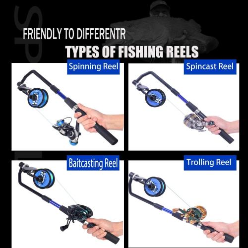 Fishing Line Spooler, No Line Twist, Adjustable line Winder, Portable for Spinning & Casting and Trolling Reel