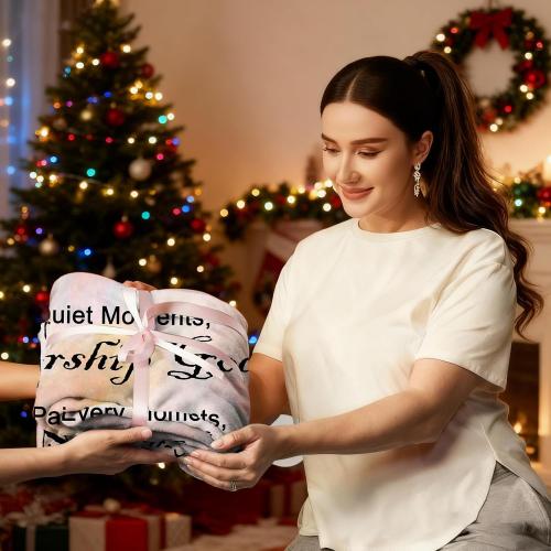 Christian Gifts for Women Faith, Inspirational/Religious/Spiritual Gifts for Adults, Soft Throw Blankets for Women/Men, Personalized Blankets for Adults 40x 50
