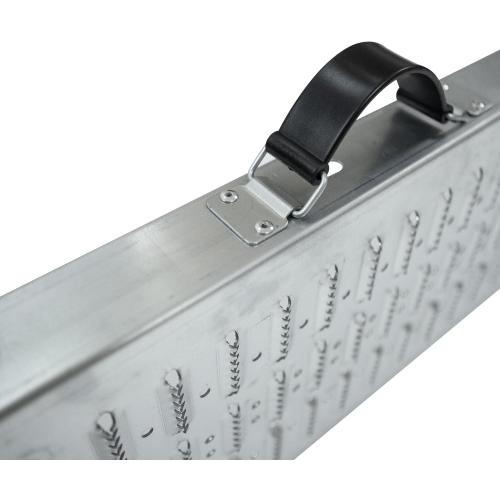 ThunderBay ramp Set Pack of 2 Folding Ramp Galvanized Steel 880 lbs Max Folding Ramp for ATV,Motorcycle,Truck,Quad,Lawn Mower,Snow Blower,Dirt Bikes,Carts,Trailers,Car Tailg