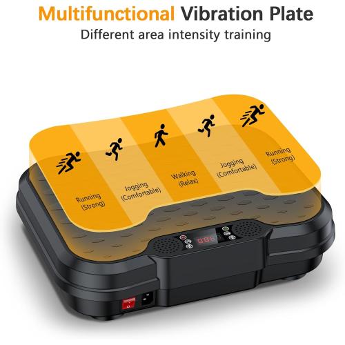 NXSCI Vibration Plate Exercise Machine,Vibrating Platform for Lymphatic Drainage with 250 Speeds,500 lbs Weight Capacity,Vibrated Plates for Weight Loss,Full Body Workout Equipment for Fitness at Home