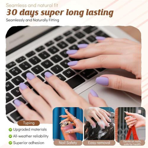 600 Pcs Nail Adhesive Tabs, Strong Nail Glue Sticker Long Lasting Press On Nails Sticky Tabs, Transparent Strong Sticky Double Sided Nails Tab, 0.3mm Ultra-Thin Waterproof, 15 Sizes