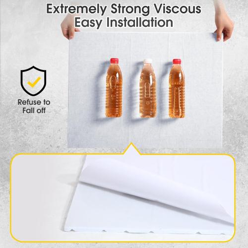 Coume 5 Pack Size 47x23.6x0.4 Art Acoustic Panels Sound Absorbing 47x23.6x0.4 Inch Large Self Adhesive Sound Dampening Decorations Noise Reduction Soundproof Wall Panels for Home Office Studio(White)