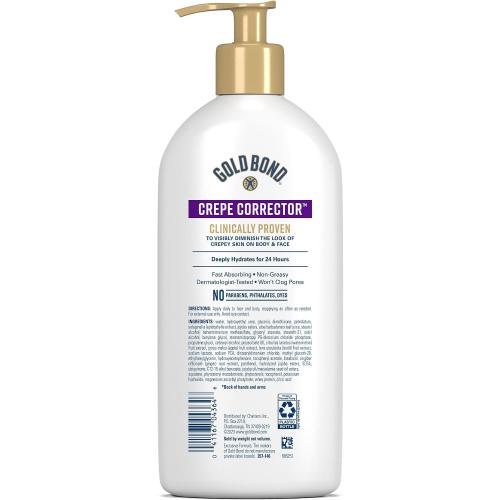 Gold Bond Age Renew Crepe Corrector Body Lotion, Replenishing & Smoothing Formula, 13 oz (Packaging May Vary)