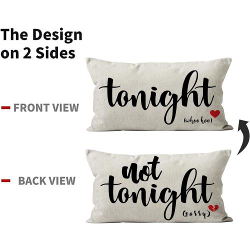 Mancheng-zi Bridal Shower Gifts, 12x20 Pillow Cover, Bachelorette Gifts for Bride, Wedding Gifts, Bridal Shower Gifts for Bride to be, Funny Throw Pillows for Bedroom (Beige)