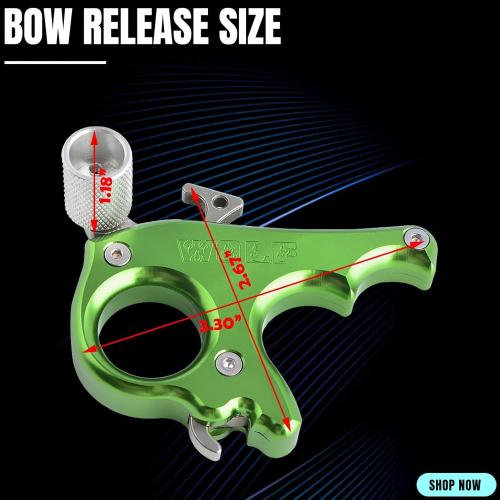 ZSHJGJR Bow Release for Compound Bow - Finger Thumb Bow Release, Bow Trigger Release Alloy, Hunting Target Practice Accessories