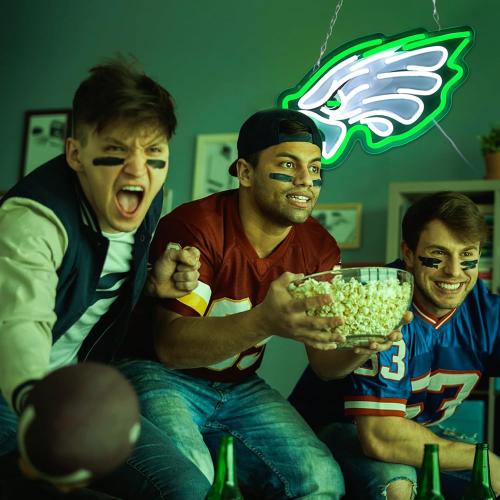 JFLLamp Eagles Neon Signs for Wall Decor Eagles Neon Lights for Bedroom Led Signs Suitable for Dormitory Man Cave Christmas Gift