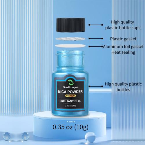 Smalltongue Mica Powder for Epoxy Resin, 108 Colors, 36 Original Colors(0.35oz, 10g), 36 Pastel Colors(0.35oz, 10g), 36 Fine Glitter(0.7oz, 20g), Pigment for Epoxy Resin