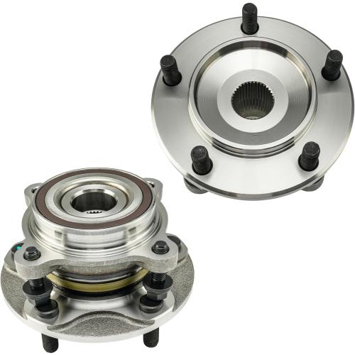 PHILTOP 515202 4WD Front Wheel Hub Assembly Fit for Toyota Tundra 2007-2021, Toyota Sequoia 2008-2018 Wheel Hub Bearings