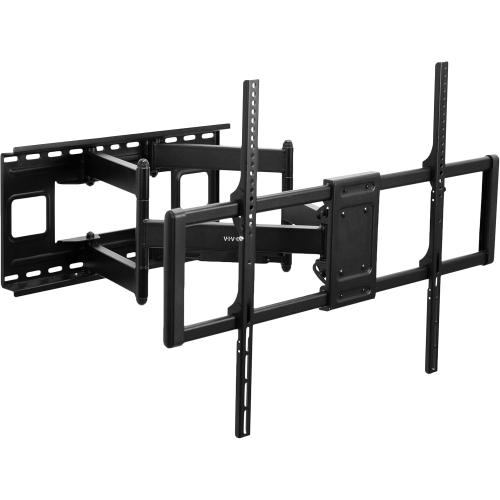 VIVO 60 to 120 inch Large Screen Heavy Duty TV Wall Mount for LCD LED Flat and Curved Screens, Articulating Swivel Mount, Max VESA 900x600mm, Black, MOUNT-VW120M