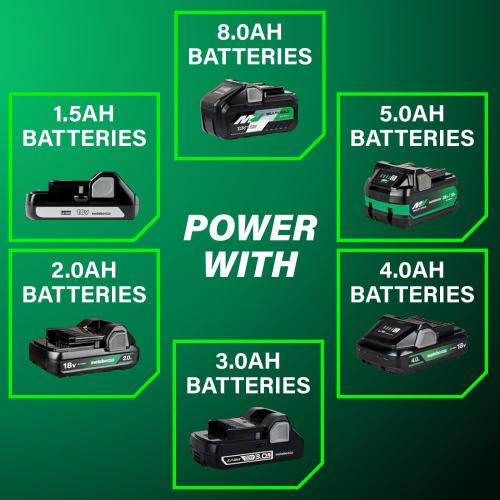 Metabo HPT 18V MultiVolt Cordless 21° Framing Nailer Kit, 3-1/2 Plastic Strip Framing Cordless Nailer, Power Tool with 4.0Ah Lithium Ion Battery, Drives 2 to 3-1/2 Nails, NR1890DRA