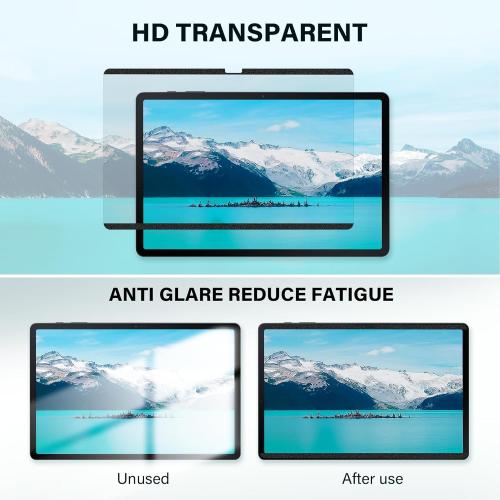 Magnetic Privacy Screen Protector for Samsung Galaxy Tab S9 Plus/Tab S9 FE  Plus/S7 FE 5G / S8/S7 Plus 12.4 Inch Filter Anti Glare Blue Light Screen Film,Bubble Free Shield,Scratch Resistant Guard