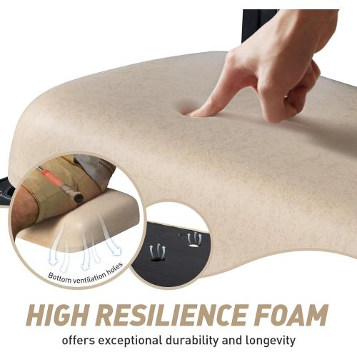 NOKINS Universal Golf Cart Rear Seat Replacement Cushions for Club Car EZGO Yamaha Golf Cart Back Seat