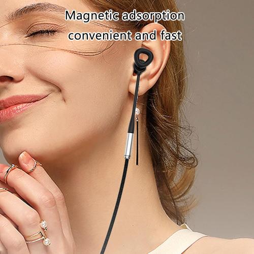 Cord Lanyard Magnetic Connector Cord Flexible Strap Works with Most Earplugs Wear Resistant Lanyard Earplug Lanyard