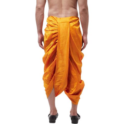 One size Sojanya (Since 1958 Men'S Silk Blend Stitched Dhoti