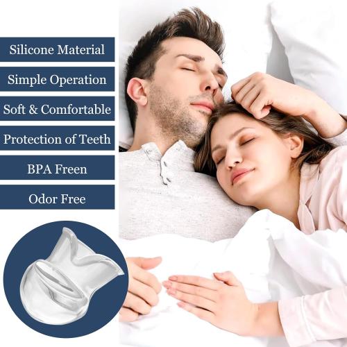 Snoring Solution - Anti-Snore Device, Reusable Snore Solution Stopper for Men/Women - MF32