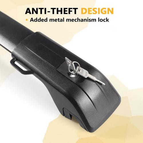 260lbs Lockable Roof Rack Cross Bars Compatible with Subaru Forester Wilderness 2022 2023 2024 with Raised Side Rails, Heavy Duty Aluminum Roof Crossbars Rooftop Luggage Racks Carrier