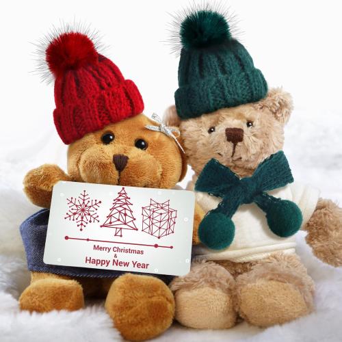 Geyoga 8 Pcs Mini Santa Hats and Scarves Decor Doll Christmas Accessories Small Gnome Hat for Craft DIY for Wine Bottle Gifts(Blue, Red,Stylish)