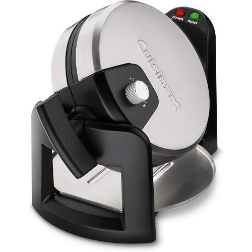 Cuisinart Round Flip Belgian Waffle Maker, 1 thick Belgian-style Waffle, WAF-F30NAS