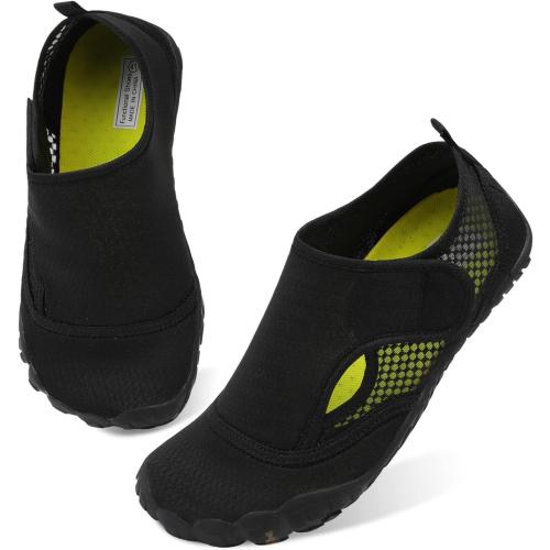 Size 7.5 Color Black women's Centipede Demon Swim Water Shoes for Women Men Quick Dry Barefoot Aqua Sneakers Shoe for Beach Hiking Diving Boating River Outdoor Water Sports