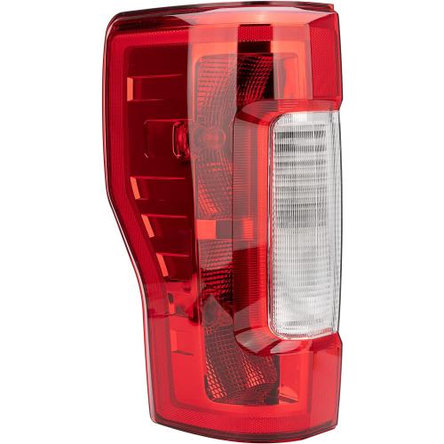 Left Tail Light Compatible With 2017-2019 Ford F-250 F-350 Super Duty | Rear Brake Lamps Replacement Taillights (w/o Blind Spot) (w/o LED)