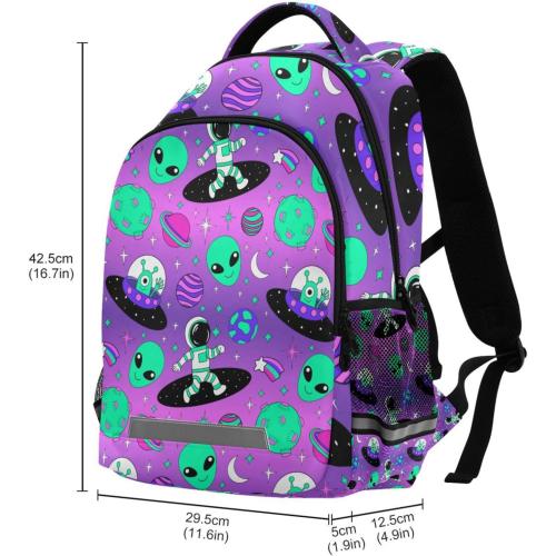 Cute Astronauts Alien Space Backpacks for Girls Boys