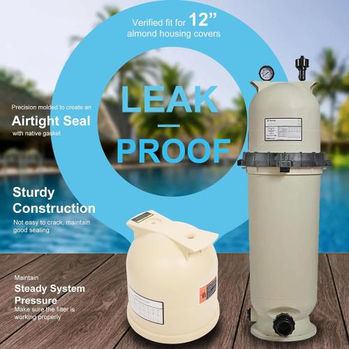 178561 Lid Assembly Compatible with Pentair Clean & Clear and Predator Pool and Spa CC150 CC75 CC200 Cartridge Filters, Pool Filter Lid Replaces 178561
