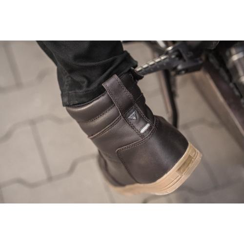 Size 45 /11.5SHIMA Blake Boots Motorcycle Riding Boots Men Ventilated Leather Vintage Street Side Zipper Sport Touring Shoe Footwear