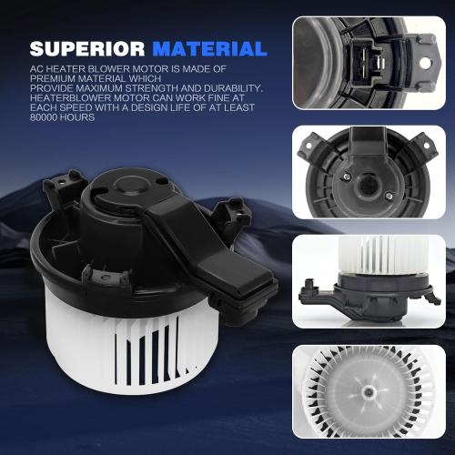 HVAC Heater Blower Motor with Fan Cage Replacement for Honda CR-V 2017 2018 2019 2020 2021 2022 2023,Honda Odyssey 2018-2023, Replace# 79310TLAA51, PM4818,79310THRA41