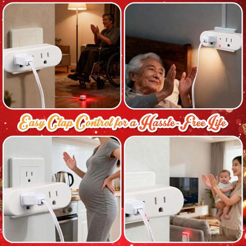 Kingdder Clapping Light Control Switch Clap On/Off Sound Activated Switch