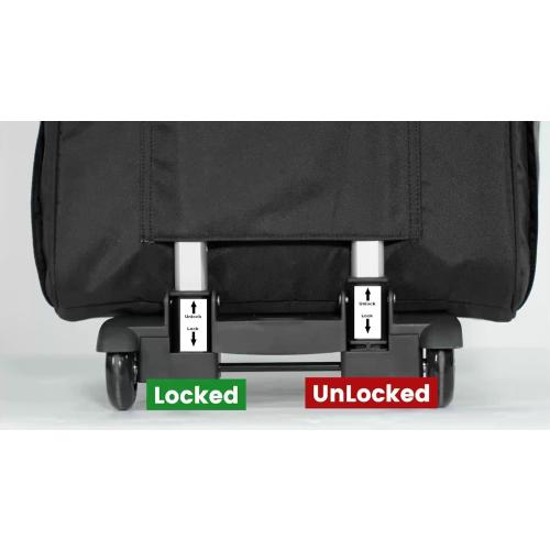 MATEIN Rolling Laptop Bag for Women, 15.6 Inch Rolling Briefcase with Wheels &Detachable Cart, Roller Computer Teacher Tote Bag with Insulated Lunch Box Gift for Nurse Work Business Office, Deep Black