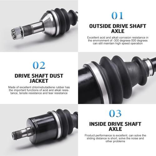 KLV Front Right CV Axle Compatible with 2020 2021 2022 2023 2024 Can-Am Defender DPS HD10 Traxter Defender Max Pro HD10 DPS XT 705402407
