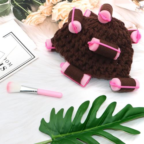 Pink SPOKKI Newborn Photography Props Newborn Girl Photoshoot Outfits Babies Robe Props with Bath Towel Slippers Cucumber Curler Hat Makeup Brush for Infant Boys Girls