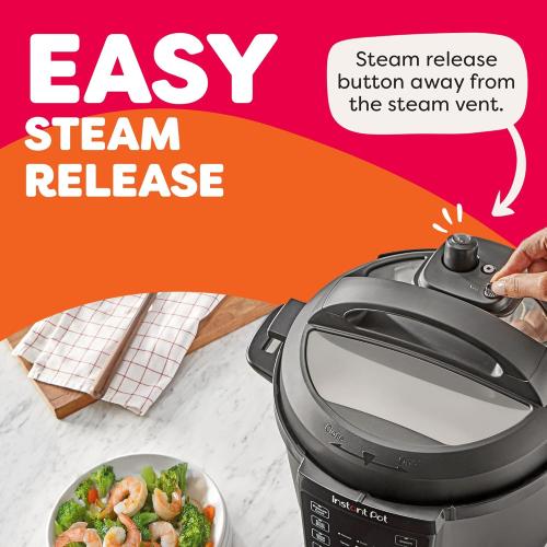 Instant Pot 6QT RIO 7-in-1 Multi-Cooker, Pressure Cooker, Slow cook, Sauté, Steam, Rice Maker, Yogurt, & Warmer, Black, 6 Quarts ‼️has stains ‼️and may come with missing or broken pieces ‼️