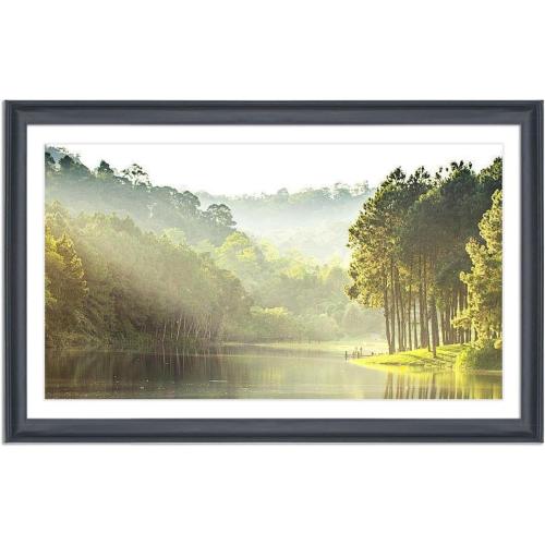 17x28 Picture Frame Solid Wood Black, Display 15x26 (With mat) or 17x28 (Without mat) Photos, Poster, Painting,Puzzles (X23B1728W1526)