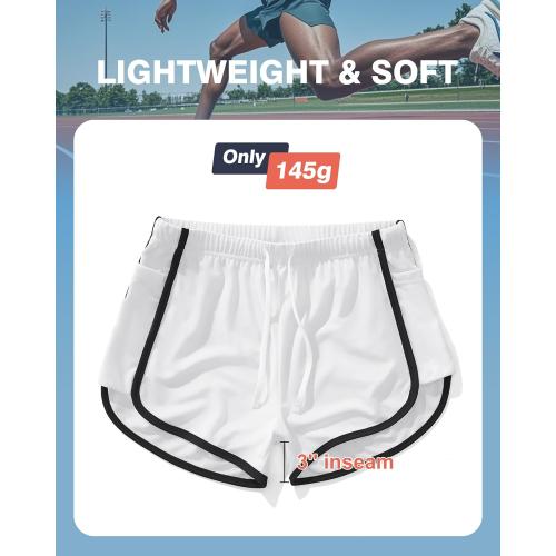 Size M... Mens Mesh Shorts 3 Inch Running Gym Athletic Workout Bodybuilding Booty Track Shorts Vintage Fitted Short