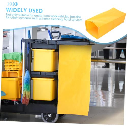 GANAZONO Large Capacity Cleaning Cart Bag Organizer Insert for Housekeeping Carts Sturdy Design for Efficient Cleaning Supplies Management for Janitorial